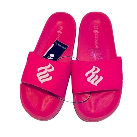 RocaWear Slides  Size 10 Pink NEW - Picture 1 of 2